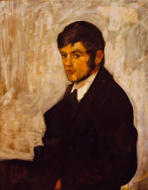 Henrik Lund (Norwegian, 1879-1935), Portrait of Viggo Madsen, 1903. Oil on canvas,