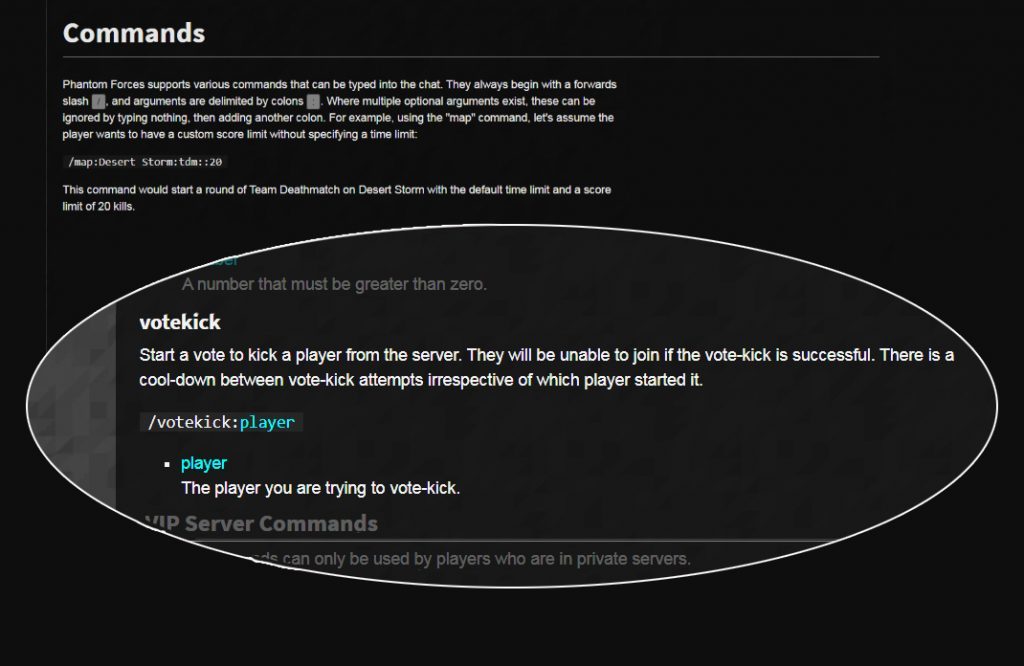 The NEW Votekick Command of Phantom Forces 