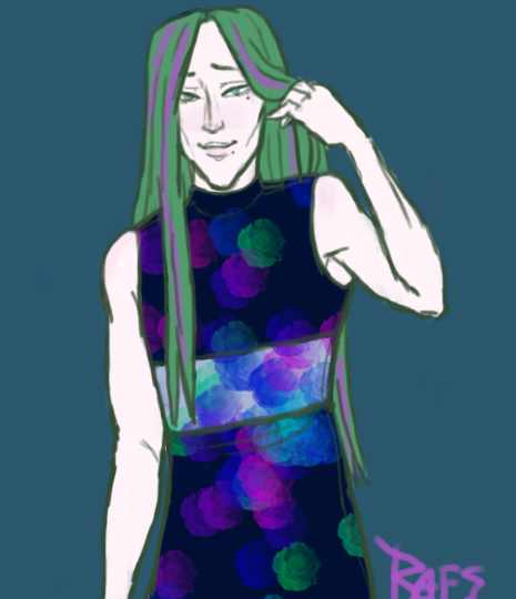 tadoshoneybuns:  And the other beauty I drew today. A beauty that would reduce Tadokoro