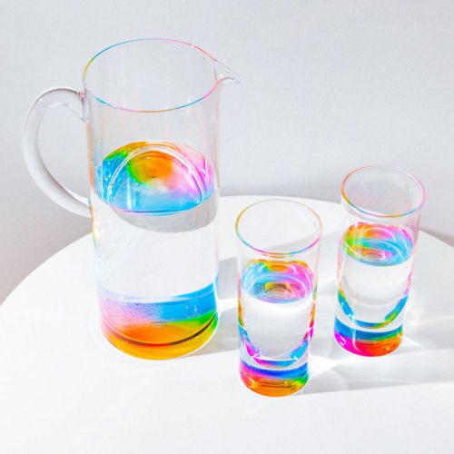 boringangel:more reasons to drink water: pretty glassware (into the gloss)