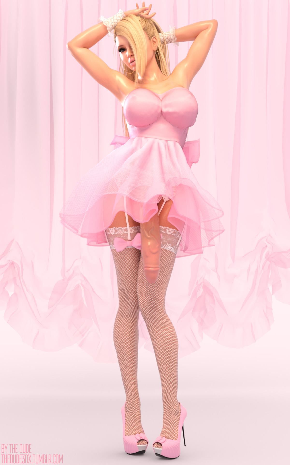 thedude3dx:  The Futa Queen returns!I haven’t had a lot of time lately to sculpt
