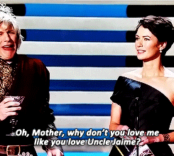 rubyredwisp:  Andy Samberg and Lena Headey on stage at the 66th Primetime Emmy Awards