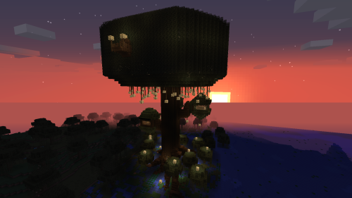 Tree forts are awesome. Follow for more Minecraft!