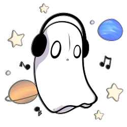 ambercatlucky2:  DJ Space Ghost Napstablook