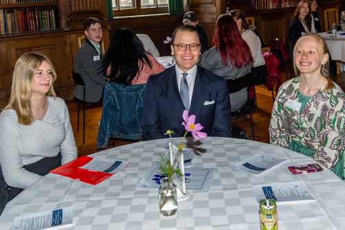 30th May 2022 // Crown Princess Victoria and Prince Daniel participated in the seminar “Young people