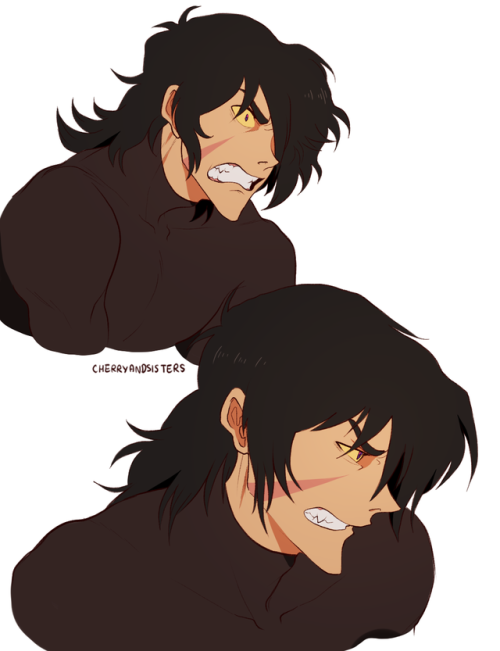 cherryandsisters: i was practicing angery expressions and ofc it turned into keith