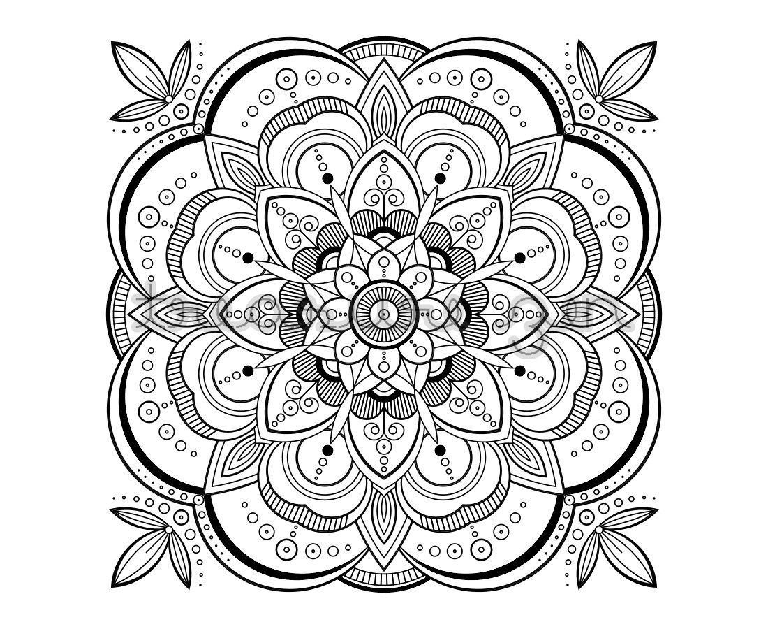 Download Designs For Them Printable Adult Coloring Book Page Pdf Mandala
