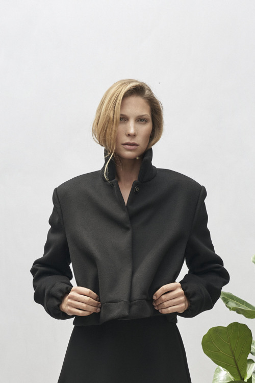 Sarah Brandner for Few-Wardrobe 2020, lensed by Kenneth Fraunhofer.