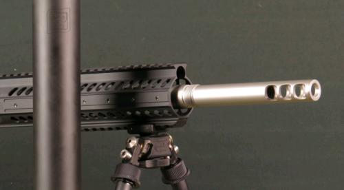 gunrunnerhell:  F&D Defense FD338 This particular AR variant is chambered in .338 Lapua, a caliber almost exclusively seen with precision bolt-action rifles. F&D Defense also has a .308 model and one in a caliber they designed, .458 FD. In spite