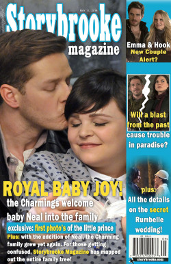 charmingslittlegirl:  last night I was thinking… What if Storybrooke had a weekly magazine kind of like people magazine?  And then my hand slipped… ;)(I mean they do have a newspaper, so why not also a magazine?) 