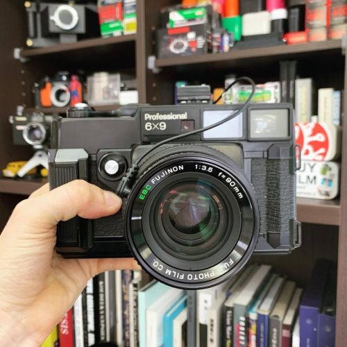 Always happy to see a solid Fuji GW690. This was was owned by a professional photographer who added 