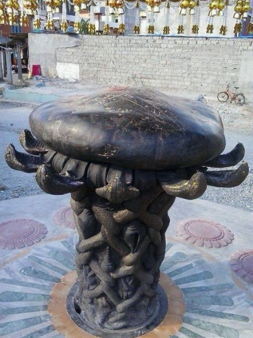 a BIIIG Salagrama Sila (Vishnu in stone form)from Pokhara, Nepal