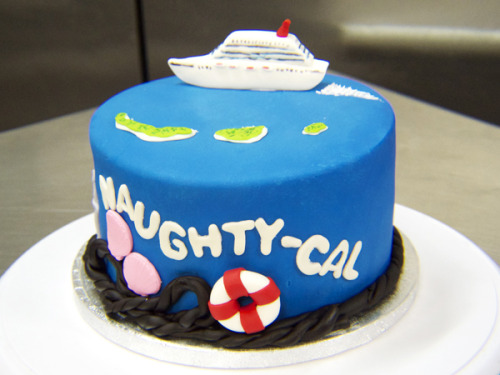 Nautical Cruise Ship Cake