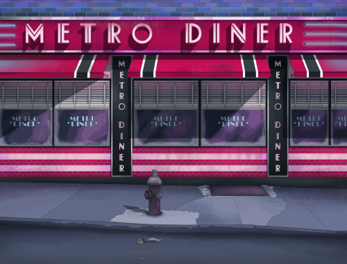 Metro Diner, New York City 