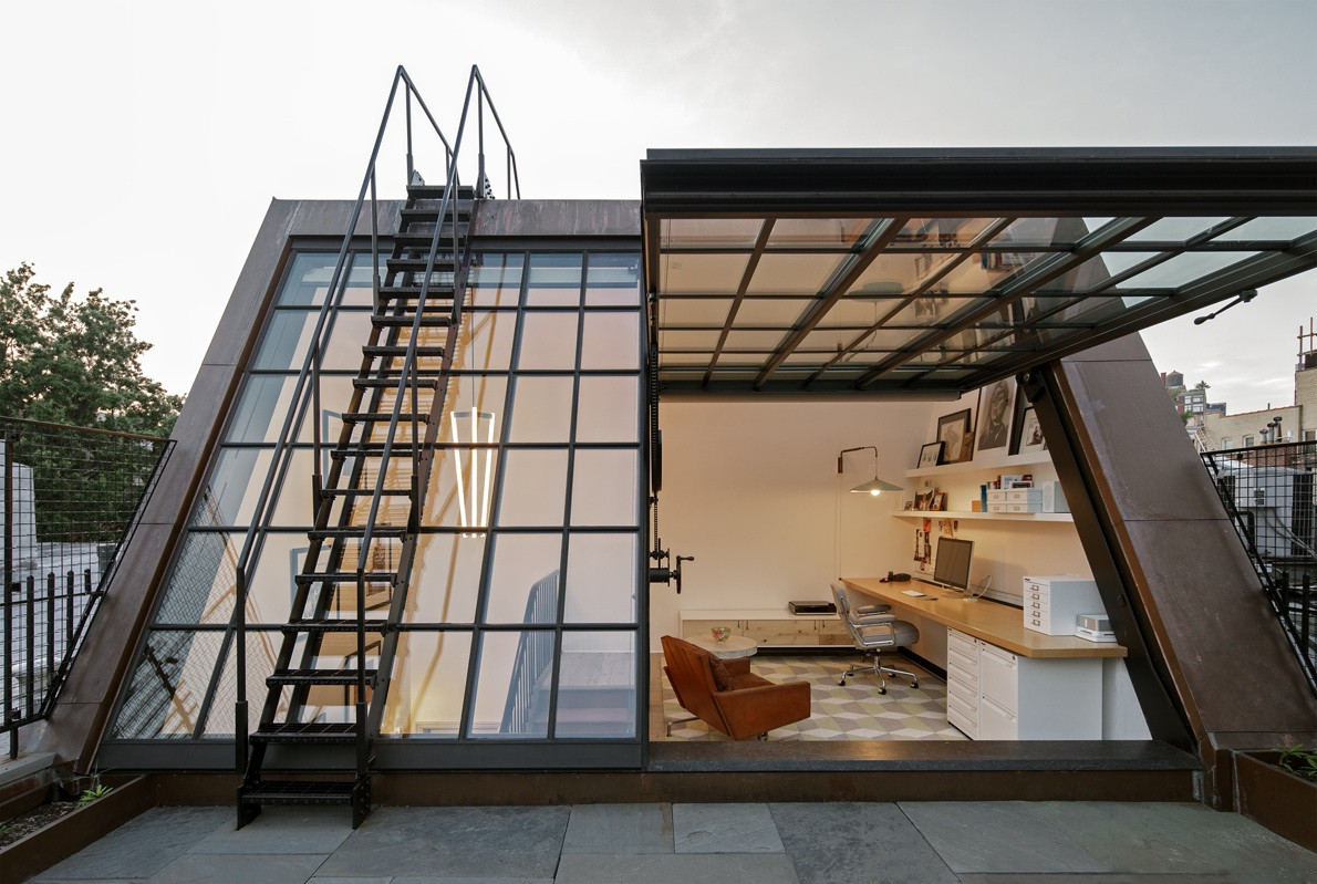 danieljlayton:  stylish-homes:  A sitting area leading out onto the balcony of a