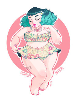 Joodleeatsrainbows:  Missjenni4:  Summer Lovin’ By Hyacinth-Zofia Inspired By A