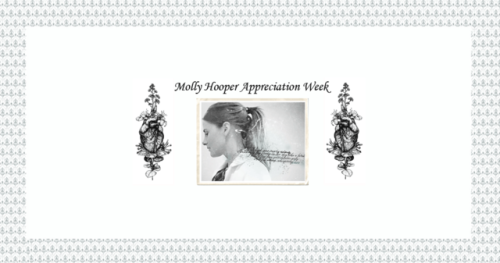 noregretsnotearsnoanxieties:Molly Hooper Appreciation Week Fall 2018 Round!My apologies for taking s