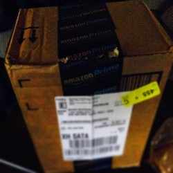 Big boxes with Amazon written on them calls