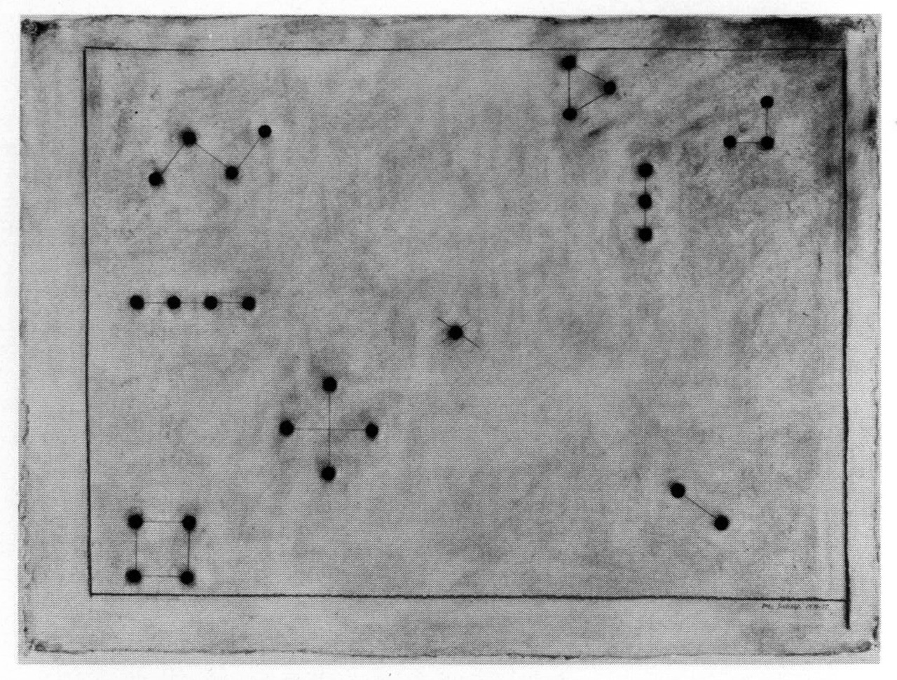 archiveofaffinities:  Mel Bochner, Inference Points, 1974-1975 