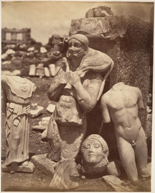 met-photos:[The Calf-Bearer and the Kritios Boy Shortly After Exhumation on the Acropolis]; Danseuse