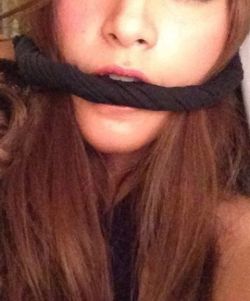 xxbondage:  #Gagged #Amordazada