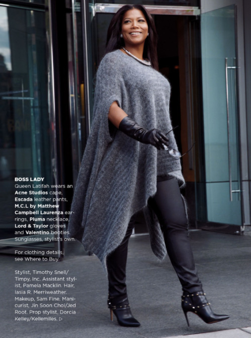 divalocity:  divalocity:  A Queen Among Us: Queen Latifah Essence Magazine November 2014 and her previous covers. Photos Credit: Nino Muñoz  Styling: Timothy Snell Hair: Iasia R. Merriweather Makeup: Sam Fine  Update: Reblogging this since I just added