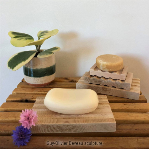 “Soap holder, phone holder and decorative wall hook” cedarwood.
