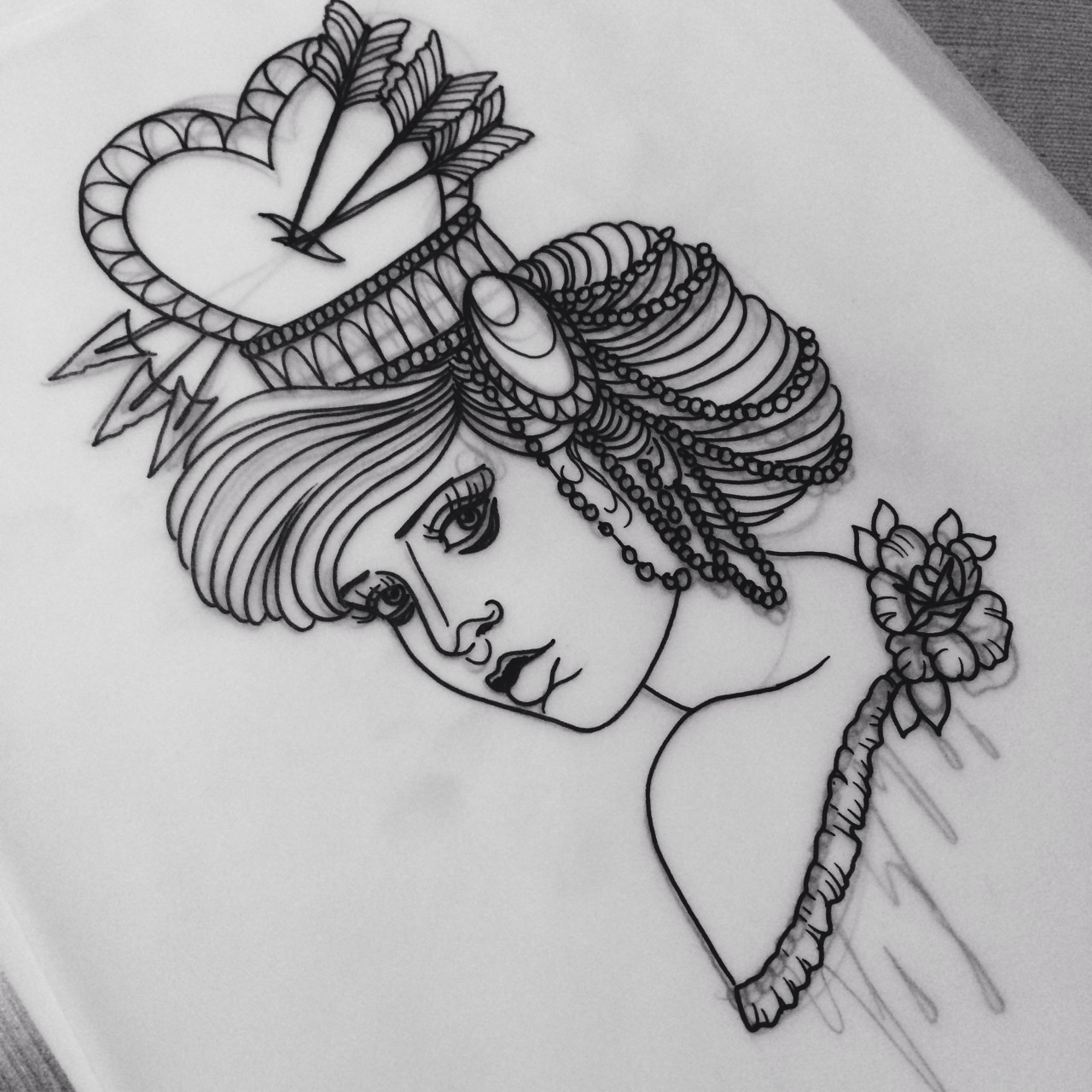 thisisthemaxwellmurder:  It’s so hard drawing with a hangover. Lol jokes, I was