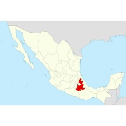 crystalgalindoart:  See that state in the red there? The one in Mexico? That is Puebla. The state where a great victory was won on May 5, 1862. You see, the French thought they had it made, that a swift takeover was imminent based on their army of 6000