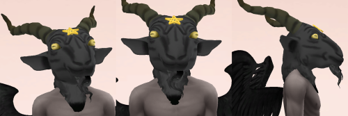 I made Baphomet in the sims and following this post I will share a script mod along with the tray fi