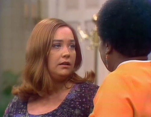 Conchata Ferrell’s first screen credit. She’s playing Rita Valdez on a 1974 episode of Maude.