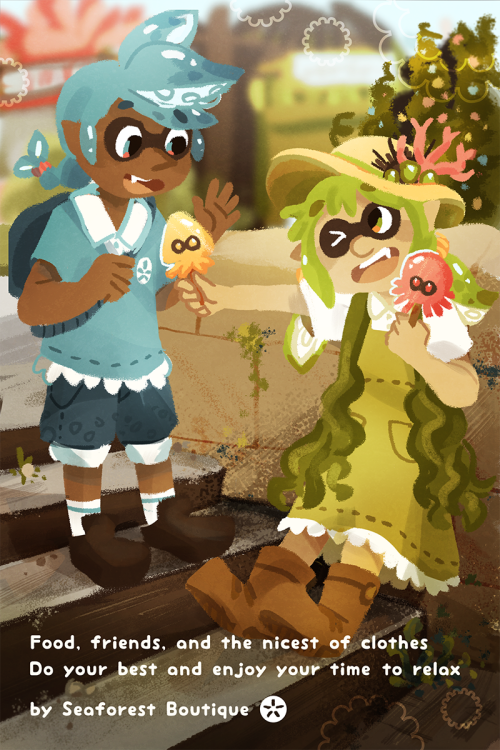 laughingbear: Splatoon super post!! The first is my piece for Team Octoling’s @turfwarzine and