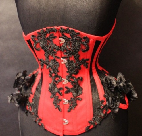Porn photo ladyardzesz:  corset rose lace 3d 