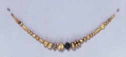 ancientpeoples:  Necklace 650-600 BC Found