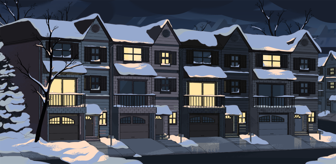 A selection of Backgrounds from the Steven Universe episode: Winter ForecastArt Direction: