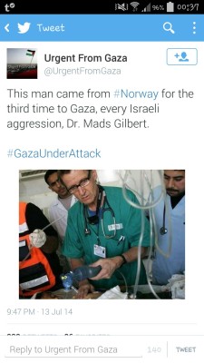 governmentname:  shadowwraiths:  This man is the leading anaesthetist in Norway. He travels to Gaza every time the Israeli forces brutally bombard Gaza to treat injured women and children for free. This man is a true hero and a shining example of what