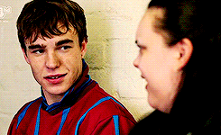 onscreenkisses:I’m kissing you because I want to. My Mad Fat Diary: Rae + Finn + kisses/moments