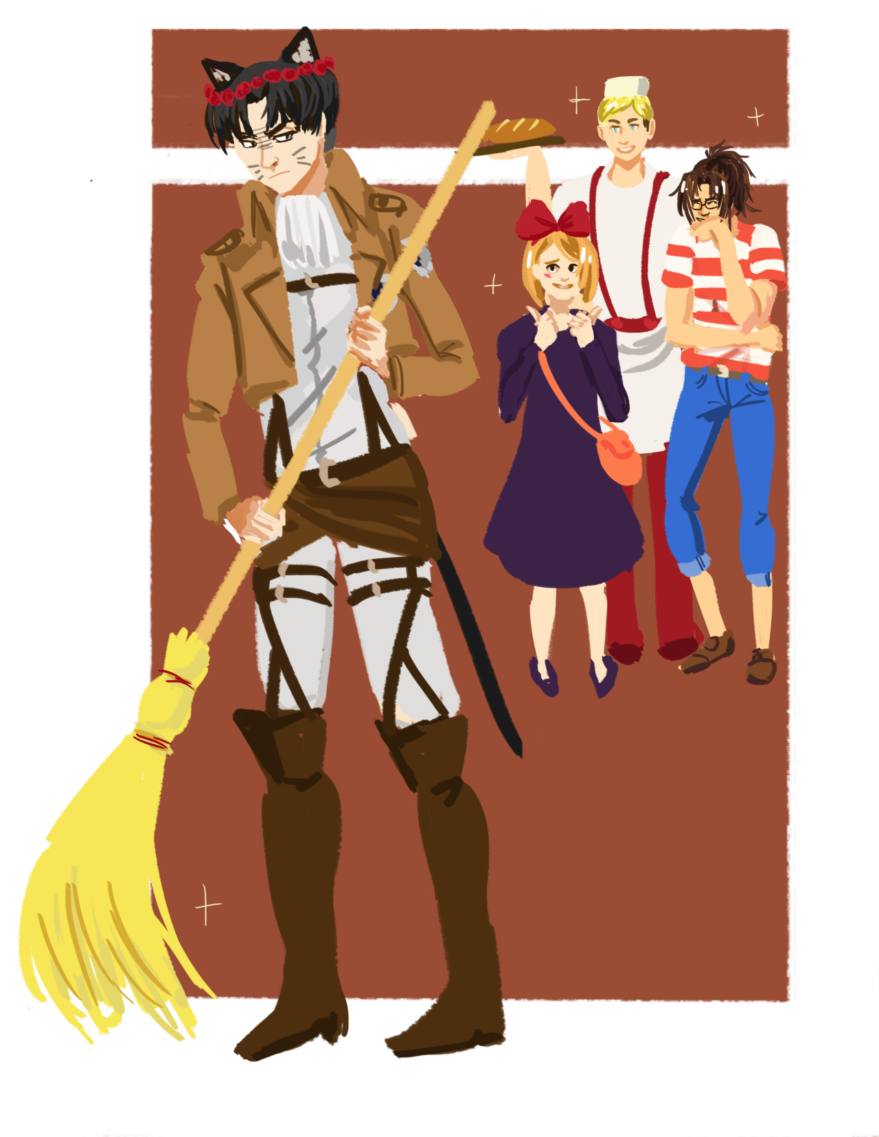 cottna:   SHINGEKI NO GHIBLI  Jean didn’t join because okay seriously 
