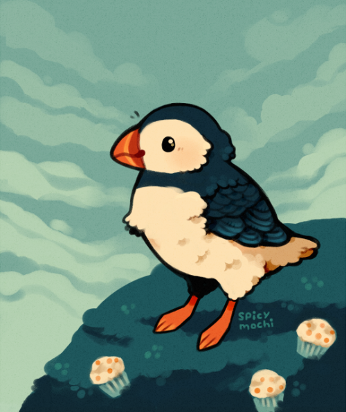 spicymochi:puffin muffin