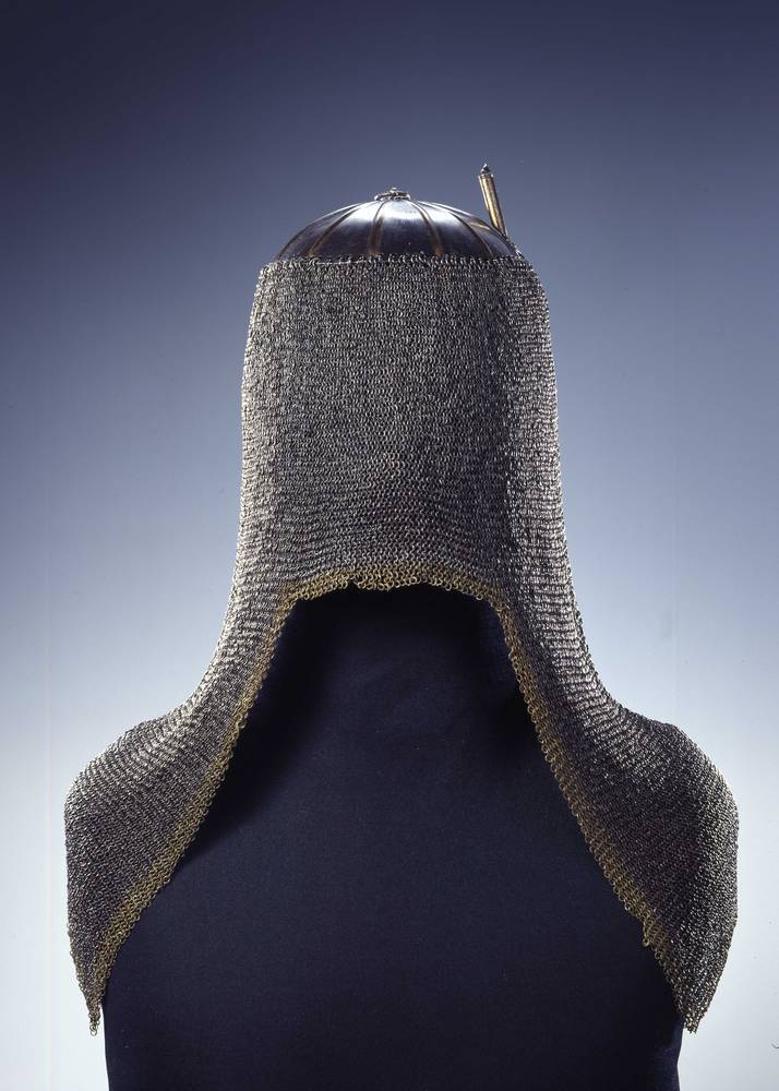 Tatar armored cap with mail hood, a gift from Emperor Rudolf II to ...