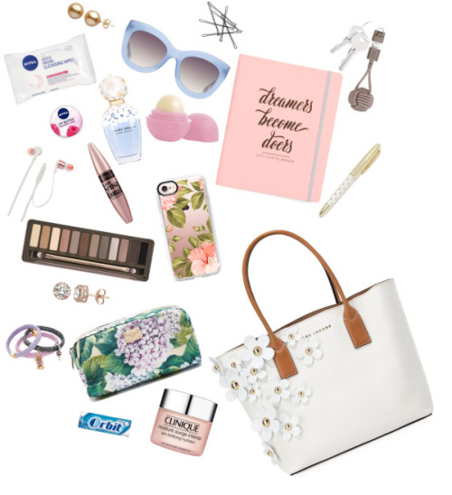 What&rsquo;s in my bag by hello-lifeblog featuring a black ink penMarc Jacobs white purse, 126.200 