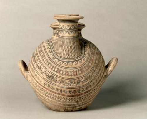 Askos, Wine Skin, 300, Cleveland Museum of Art: Greek and Roman ArtSize: Diameter of mouth: 14.5 cm 