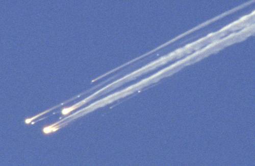 humanoidhistory:February 1, 2003 – The Space Shuttle Columbia disintegrates in the skies over 