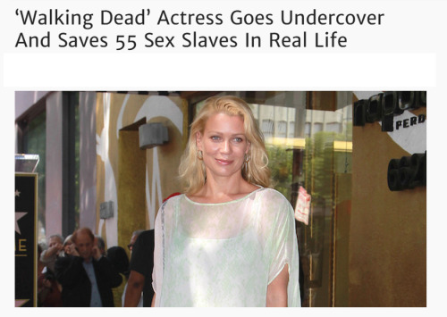 intersectionalism: “Here’s a pretty unbelievable story: Laurie Holden is an actress who 