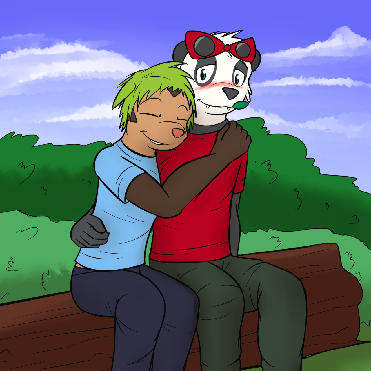 Chespin and PanchamCause those two anime pokemon are still otp.