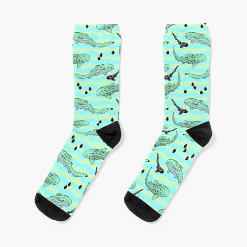 New design! ✨ Mint chocolate chip zebra sharks! Shirts, stickers, phone cases, notebooks, etc. are o