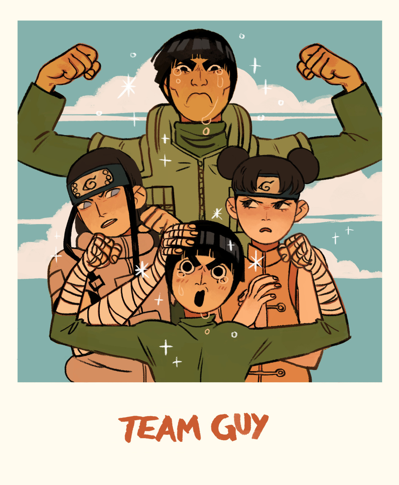 sarakipin:  Chūnin exam polaroids!  