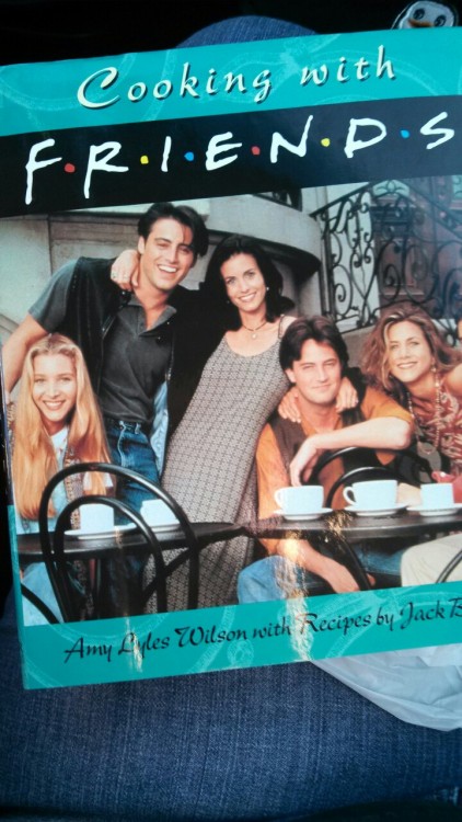 nerdygirlphonepics:  Thrift shop find: Friends cook book