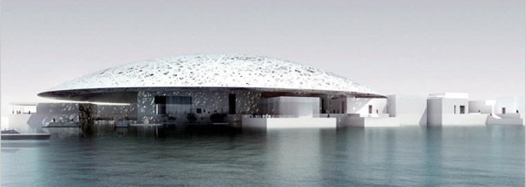 incorporatedchaos:  The Abu Dhabi Louvre by Jean Nouvel.  The museum designed as