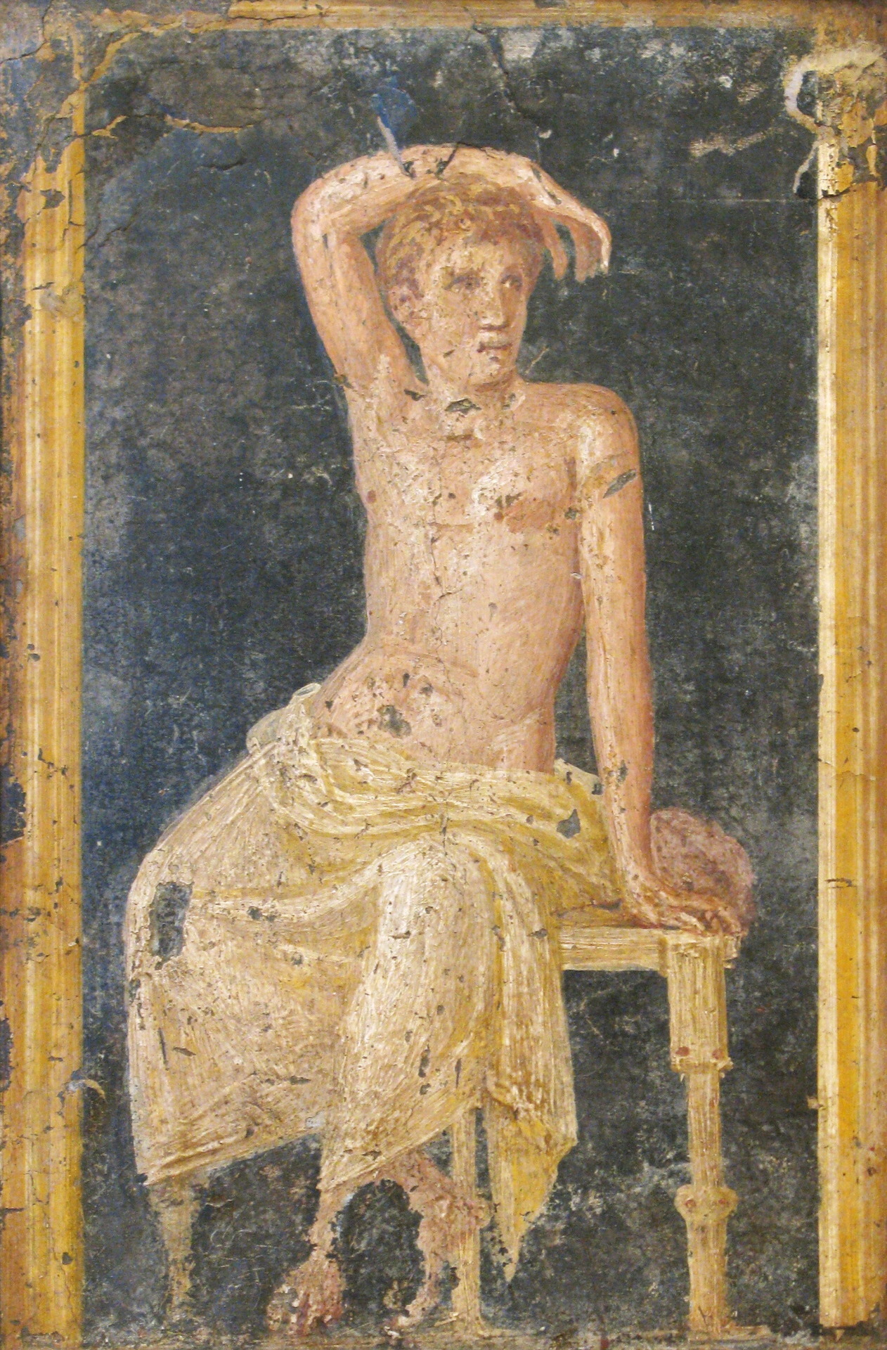 via-appia: Fresco from the triclinium of the Villa Ariana, Stabiae. This Roman villa